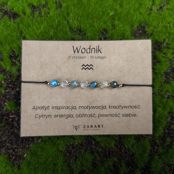 Bransoletka Zodiakalna - Wodnik