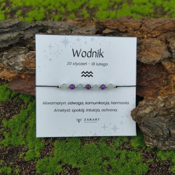 Bransoletka Zodiakalna - Wodnik