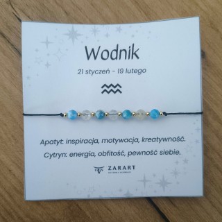 Bransoletka Zodiakalna - Wodnik