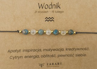 Bransoletka Zodiakalna - Wodnik