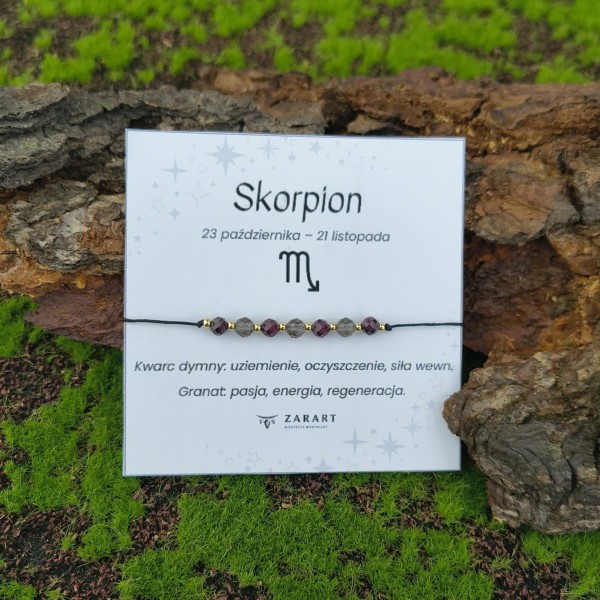 Bransoletka Zodiakalna - Skorpion
