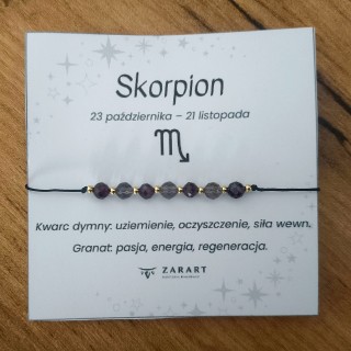 Bransoletka Zodiakalna - Skorpion