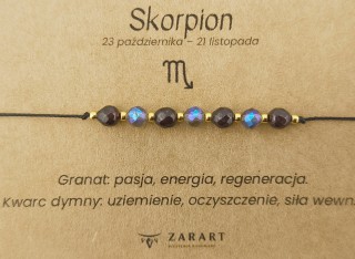 Bransoletka Zodiakalna - Skorpion