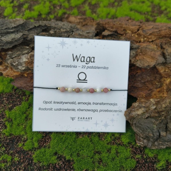 Bransoletka Zodiakalna - Waga