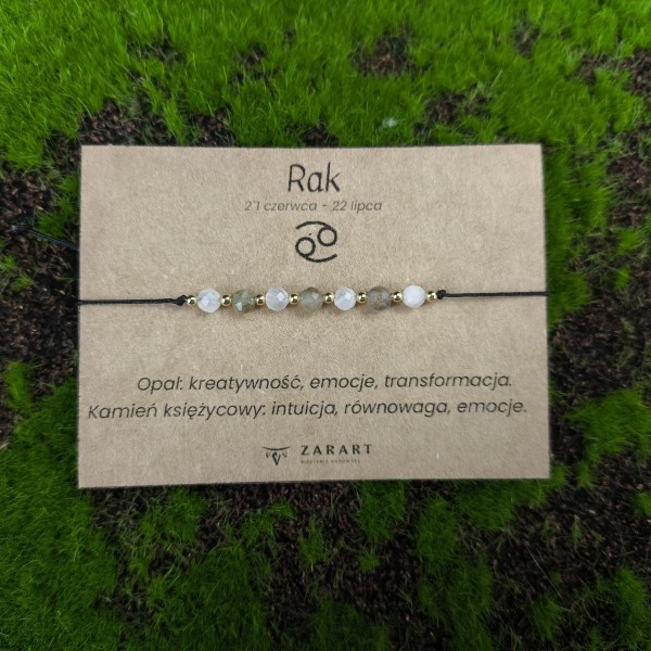 Bransoletka Zodiakalna - Rak