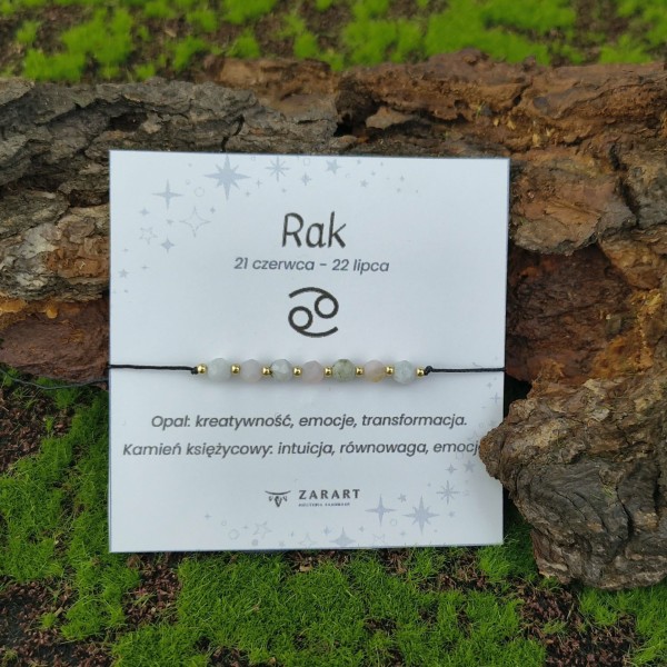 Bransoletka Zodiakalna - Rak