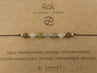 Bransoletka Zodiakalna - Rak