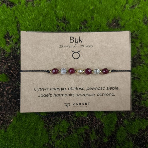 Bransoletka Zodiakalna - Byk