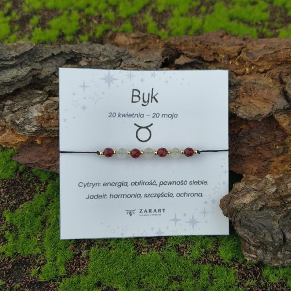 Bransoletka Zodiakalna - Byk