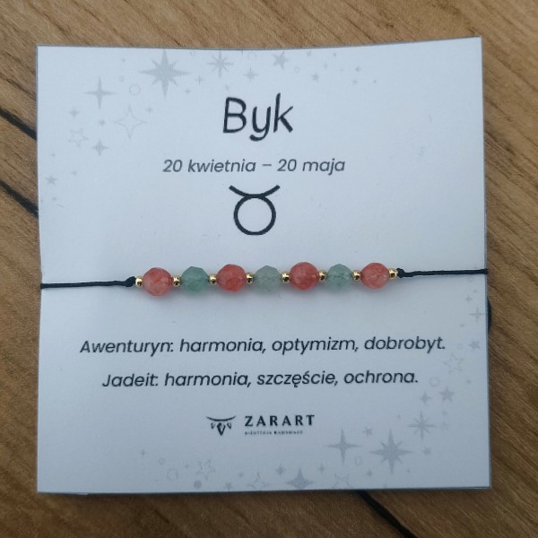 Bransoletka Zodiakalna - Byk