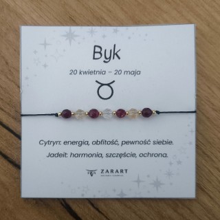 Bransoletka Zodiakalna - Byk