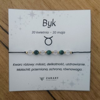 Bransoletka Zodiakalna - Byk