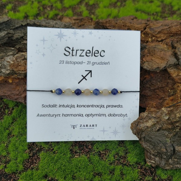 Bransoletka Zodiakalna - Strzelec