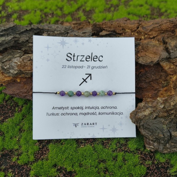 Bransoletka Zodiakalna - Strzelec