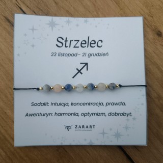 Bransoletka Zodiakalna - Strzelec