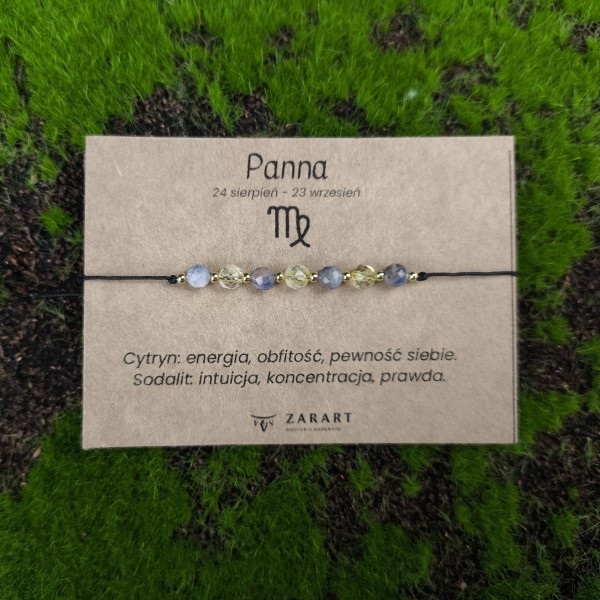 Bransoletka Zodiakalna - Panna