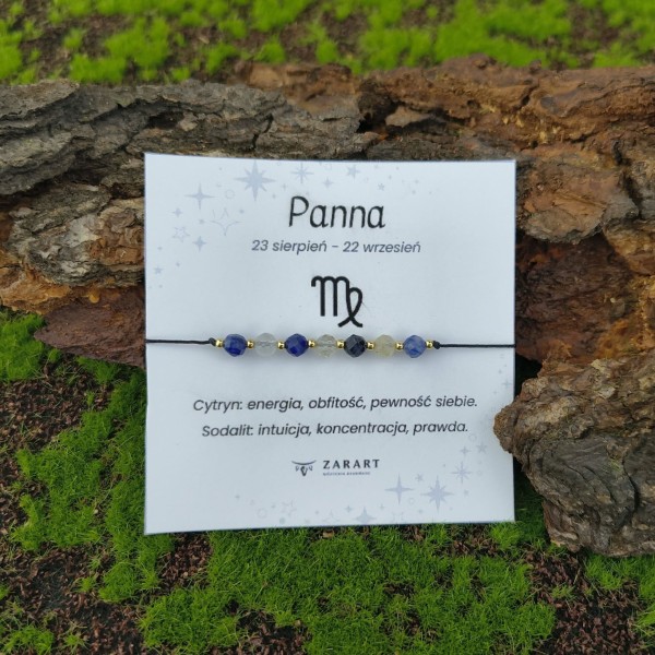 Bransoletka Zodiakalna - Panna