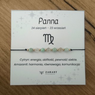Bransoletka Zodiakalna - Panna