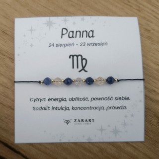 Bransoletka Zodiakalna - Panna