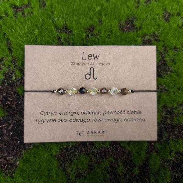 Bransoletka Zodiakalna - Lew