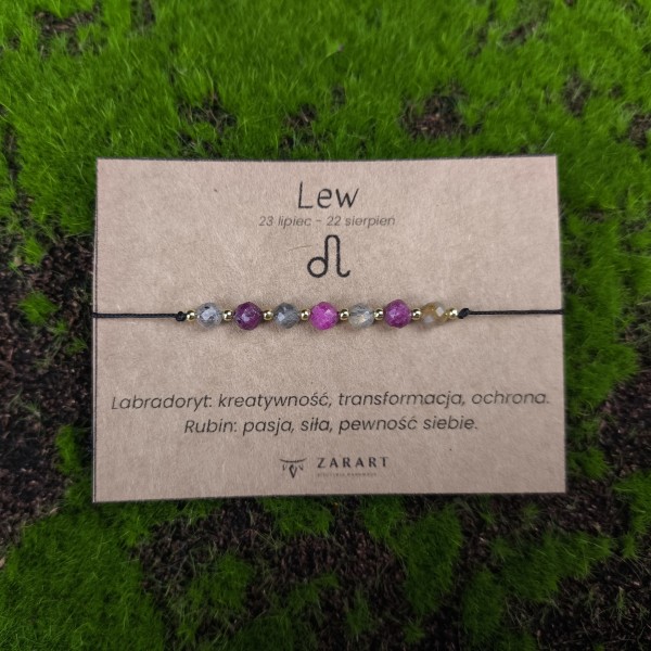 Bransoletka Zodiakalna - Lew
