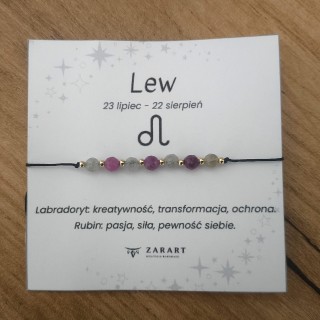 Bransoletka Zodiakalna - Lew
