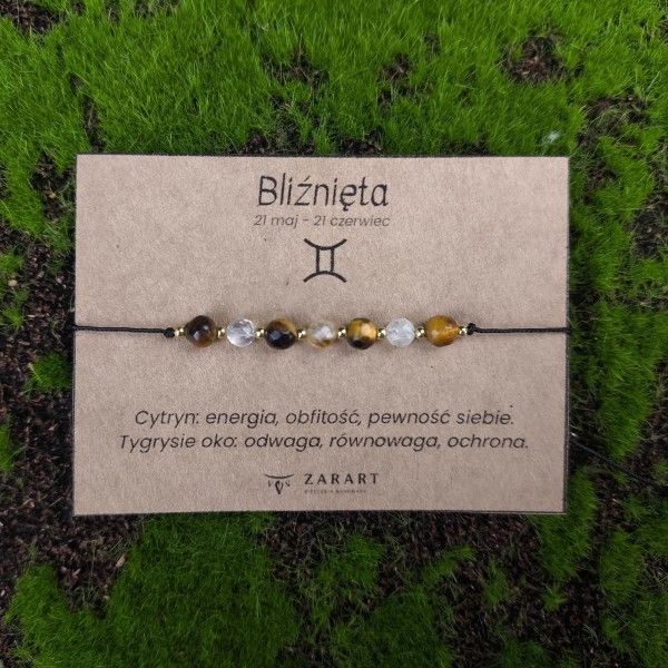 Bransoletka Zodiakalna - Bliźnięta