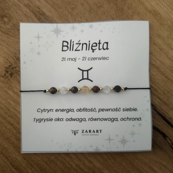 Bransoletka Zodiakalna - Bliźnięta