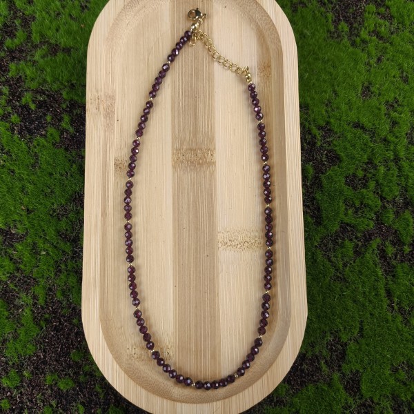 Naszyjnik z kamieniami Naszyjnik z Granatem - hover