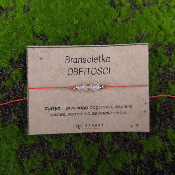 Bransoletka Obfitości