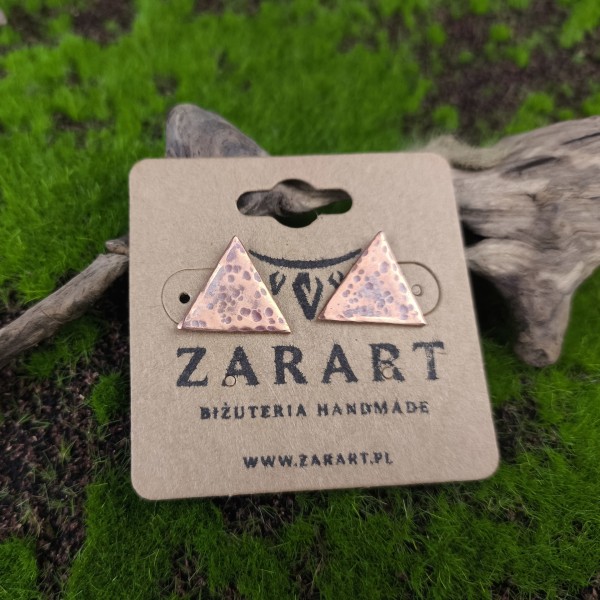 Kolczyki trójkąty Gaetryn