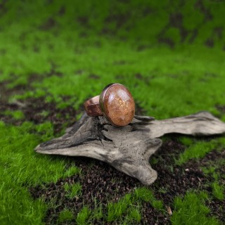 Pierścionek z kamieniem słonecznym Zaelisth