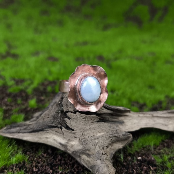 Pierścionek z larimarem Koezyr