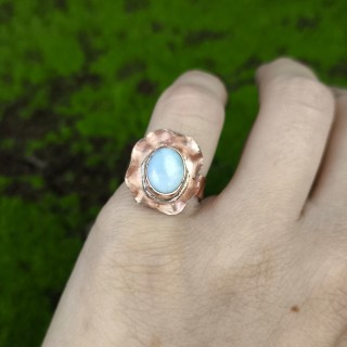 Pierścionek z larimarem Koezyr