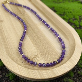 Naszyjnik z Ametystem