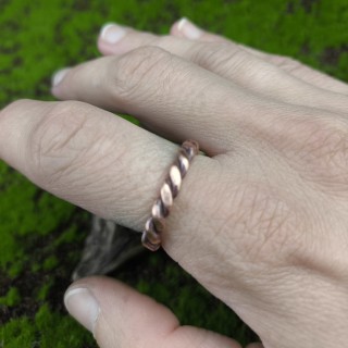 Pierścień miedziany Shatyls