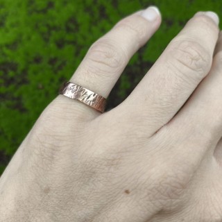 Pierścień miedziany Holethis