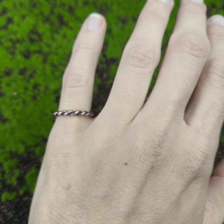 Pierścień miedziany Xyleric