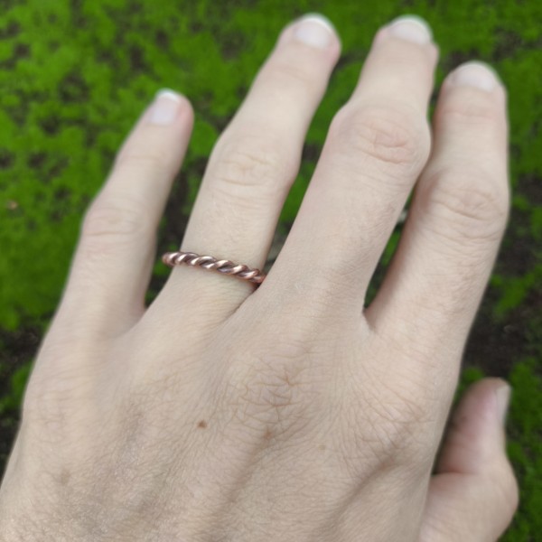 Pierścień miedziany Pierścień miedziany Zalthis - hover