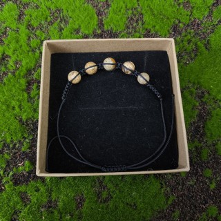 Bransoletka Jaspis na sznurku