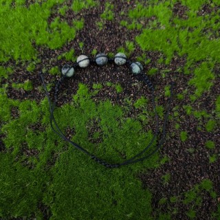 Bransoletka Turkus na sznurku