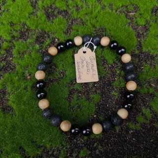 Bransoletka Turmalin, Lawa, Sandałowiec