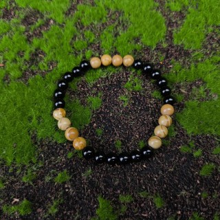 Bransoletka Jaspis, Onyks