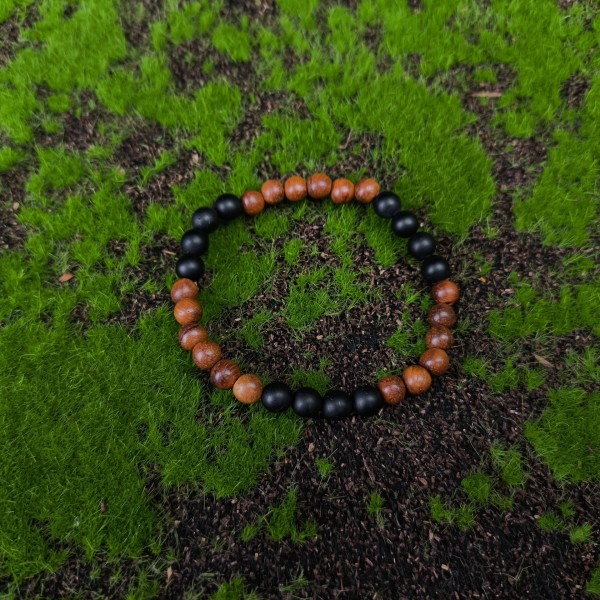 Bransoletka Turmalin, Drewno