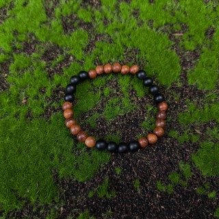 Bransoletka Turmalin, Drewno