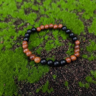 Bransoletka Turmalin, Drewno