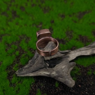 Pierścionek z labradorytem Kolithos