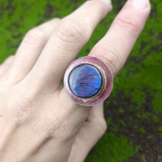 Pierścionek z labradorytem Kolithos