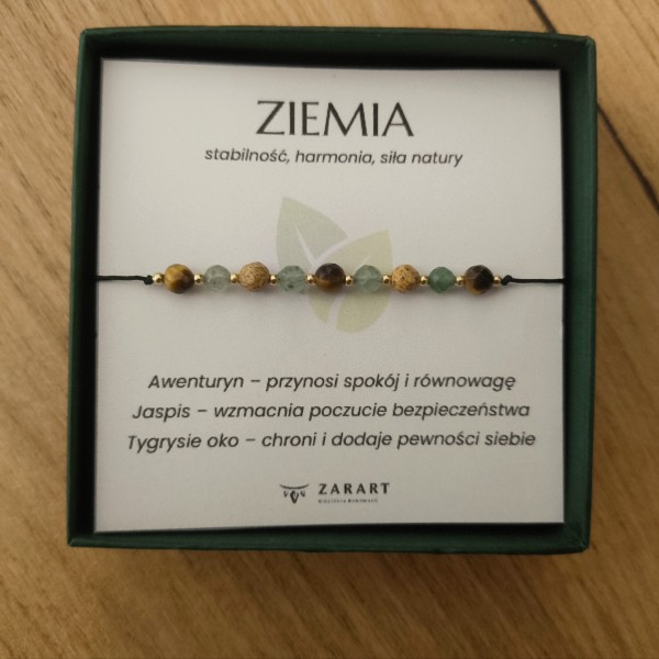 Bransoletka z kamieniami Bransoletka Ziemia - hover