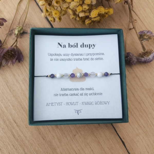 Bransoletka "Na ból dupy"